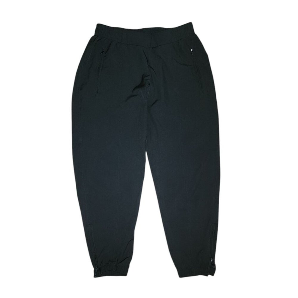 Old Navy Pants Womens Size M‎ Medium Pull On Solid All Black Ankle Stretchtech